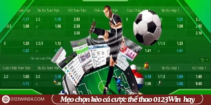 mẹo chọn kèo cá cược thể thao 0123Win
